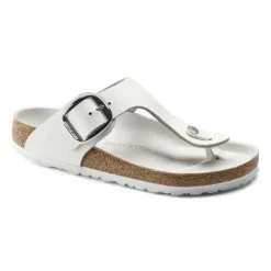 Birkenstock Women's Gizeh Big Buckle Leather White