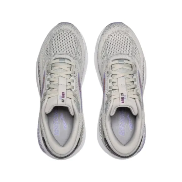 Brooks Womens Ariel GTS 24 Grey/Purple Wide