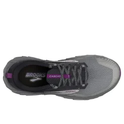 Brooks Women's Cascadia 17 Oyster/Blackened Pearl/Purple
