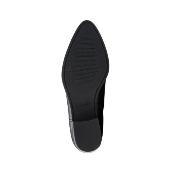 Clarks Women's Morzine Sky Black Leather