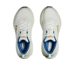 HOKA Men's Bondi 8 Medium White/Gold