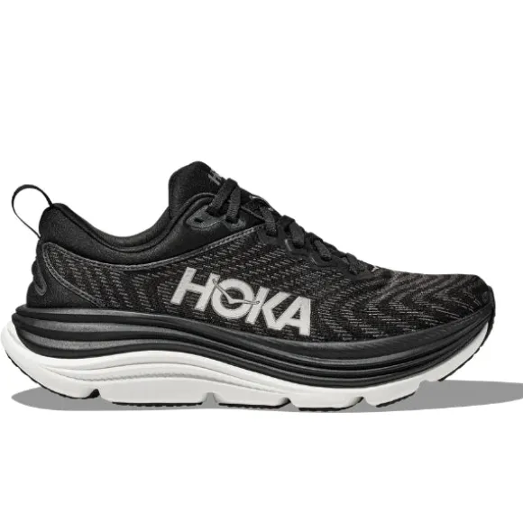 HOKA Men's Gaviota 5 (Medium Width) Black / White