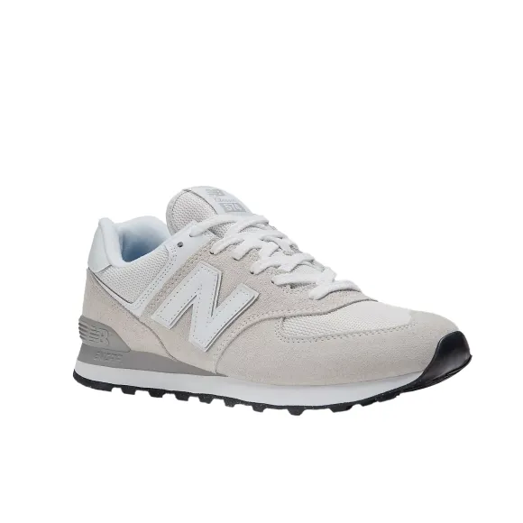 New Balance Men's 574 White/Grey