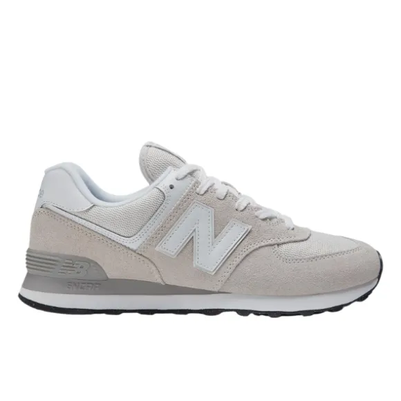 New Balance Men's 574 White/Grey