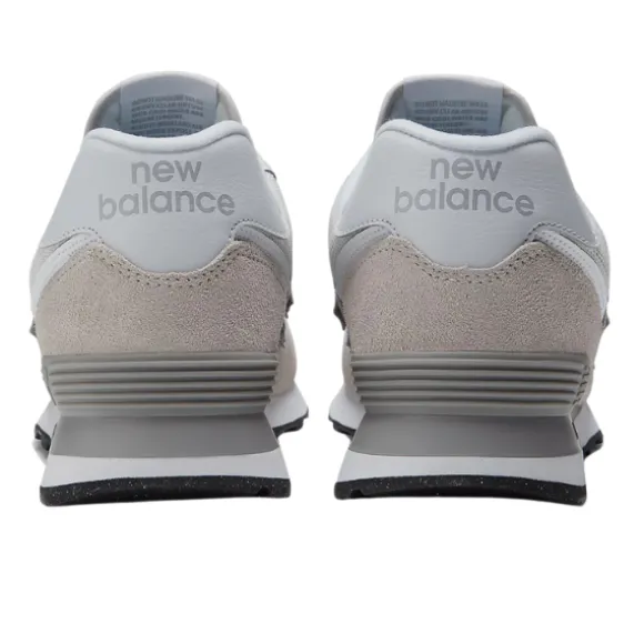 New Balance Men's 574 White/Grey
