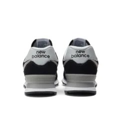 New Balance Unisex 574 Black with White