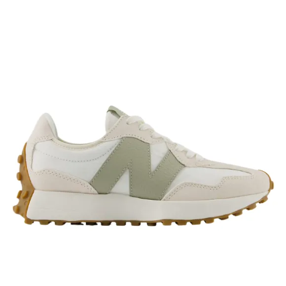 New Balance Women's 327 White/Olive