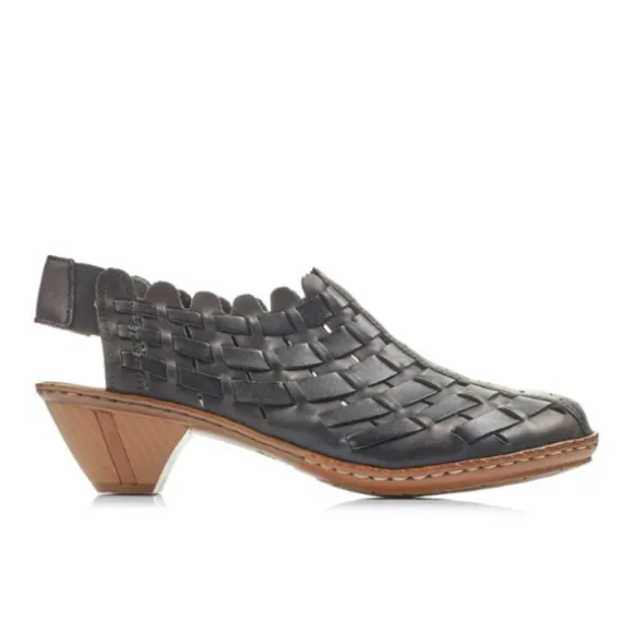 Rieker Women's Sina Weave Black
